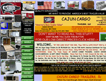 Tablet Screenshot of cajuncargo.com